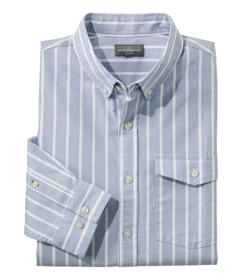 Men's Signature Premium Pima Cotton Oxford Shirt, Long-Sleeve | L.L.Bean near me - US 8583