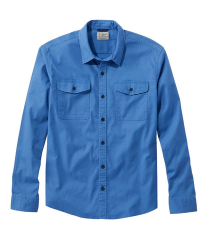 Men's Lakewashed Twill Shirt, Traditional Untucked Fit | L.L.Bean on sale