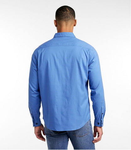 Men's Lakewashed Twill Shirt, Traditional Untucked Fit | L.L.Bean on sale