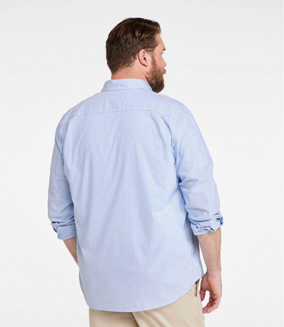 Men's Comfort Stretch Oxford Shirt, Traditional Untucked Fit, Stripe | L.L.Bean near me