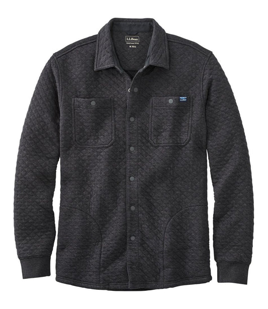 Men's Quilted Sweatshirts, Snap Overshirt | L.L.Bean for sale