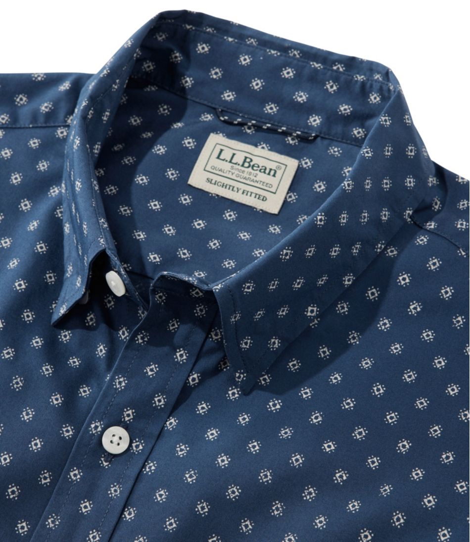 Men's Comfort Stretch Performance® Shirt, Short-Sleeve, Slightly Fitted Untucked Fit, Print | L.L.Bean on sale