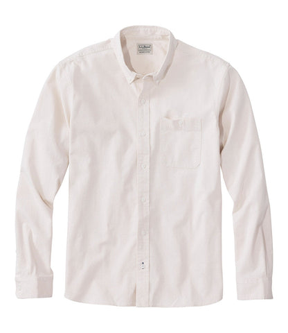 Men's Comfort Stretch® Chambray Shirt, Long-Sleeve, Slightly Fitted Untucked Fit | L.L.Bean near me - US 1635