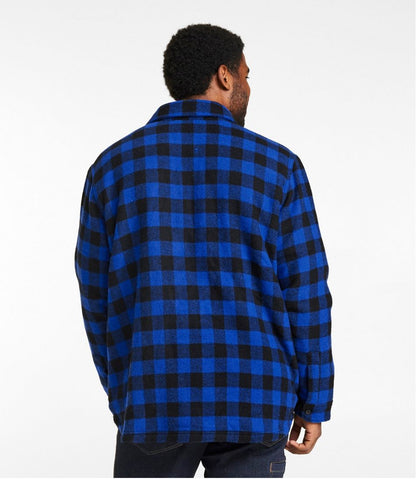Men's Maine Guide Sherpa Lined Wool Shirt | L.L.Bean for sale