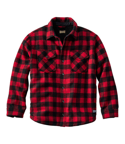 Men's Maine Guide Sherpa Lined Wool Shirt | L.L.Bean for sale - US 9189