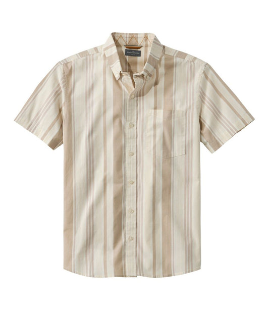 Men's Signature Stretch Poplin Shirt, Short-Sleeve, Slim Fit | L.L.Bean on sale