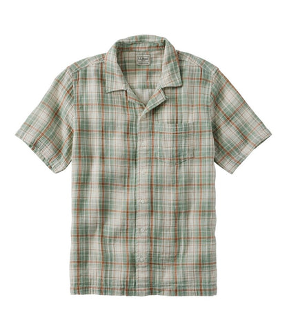 Men's Cloud Gauze Shirt, Short-Sleeve, Slightly Fitted Untucked Fit, Plaid | L.L.Bean near me