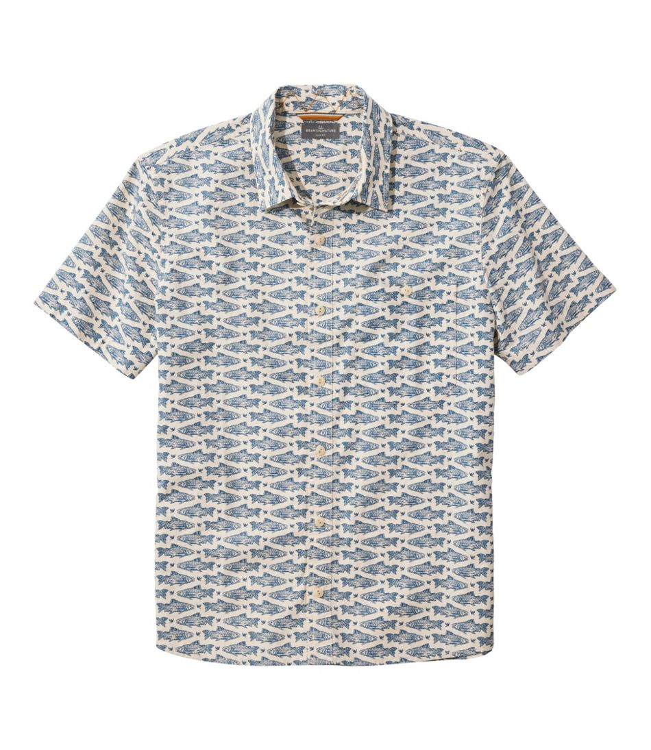 Men's Signature Vacationland Shirt, Short-Sleeve, Slim Fit | L.L.Bean for sale