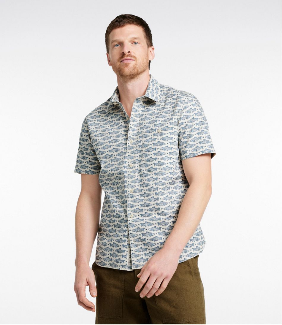 Men's Signature Vacationland Shirt, Short-Sleeve, Slim Fit | L.L.Bean for sale
