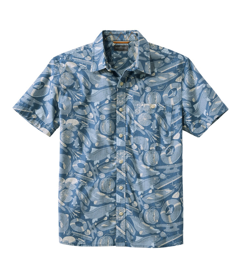 Men's Signature Vacationland Shirt, Short-Sleeve, Slim Fit | L.L.Bean for sale - US 6139