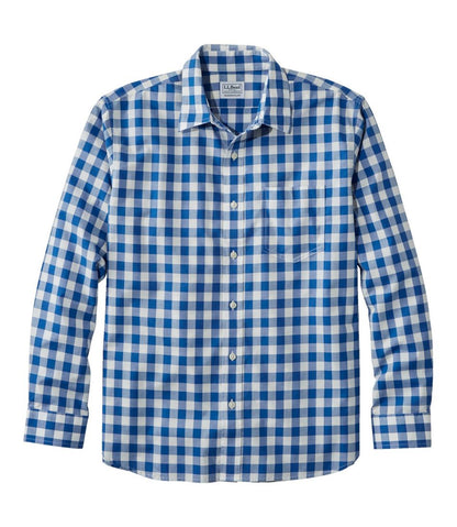 Men's Bean's Wrinkle-Free Everyday Shirt, Traditional Untucked Fit, Plaid, Long-Sleeve | L.L.Bean near me