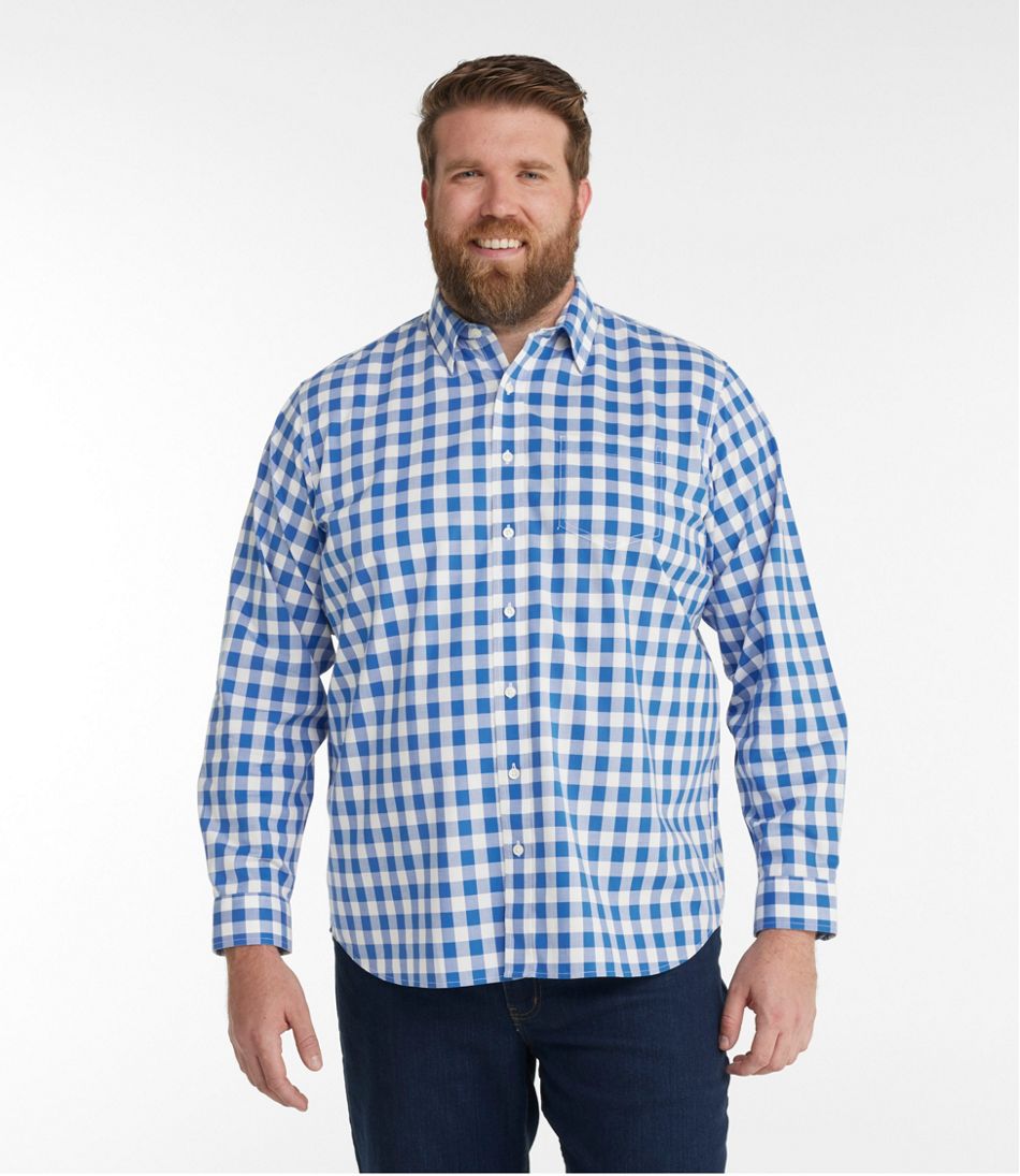 Men's Bean's Wrinkle-Free Everyday Shirt, Traditional Untucked Fit, Plaid, Long-Sleeve | L.L.Bean near me