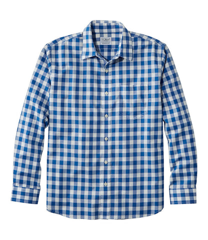 Men's Bean's Wrinkle-Free Everyday Shirt, Traditional Untucked Fit, Plaid, Long-Sleeve | L.L.Bean near me - US 5457
