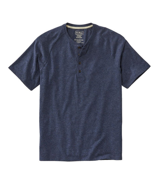 Men's Comfort Stretch Pima Tee Shirt, Short-Sleeve Henley | L.L.Bean outlet