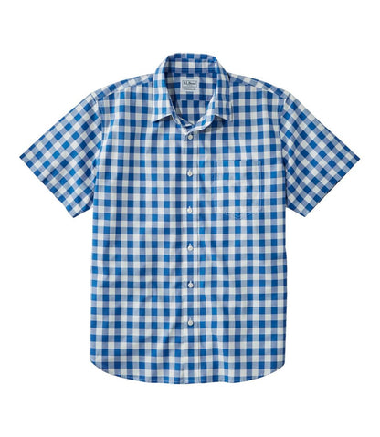Men's Bean's Wrinkle-Free Everyday Shirt, Traditional Untucked Fit, Plaid, Short-Sleeve | L.L.Bean online