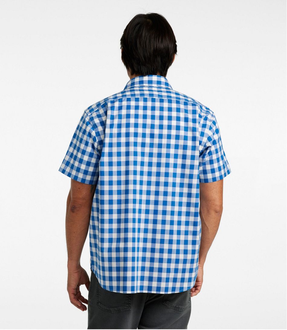 Men's Bean's Wrinkle-Free Everyday Shirt, Traditional Untucked Fit, Plaid, Short-Sleeve | L.L.Bean online