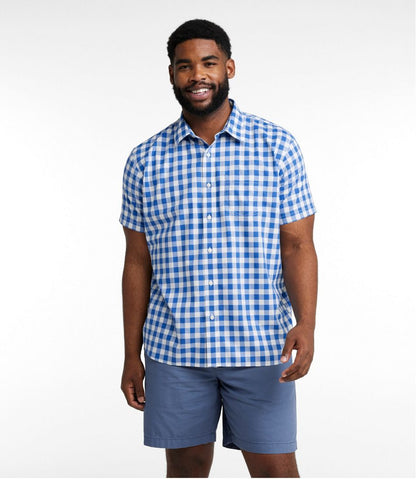 Men's Bean's Wrinkle-Free Everyday Shirt, Traditional Untucked Fit, Plaid, Short-Sleeve | L.L.Bean online