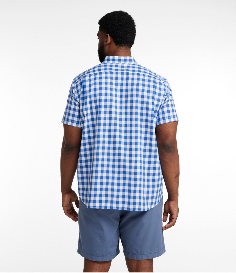 Men's Bean's Wrinkle-Free Everyday Shirt, Traditional Untucked Fit, Plaid, Short-Sleeve | L.L.Bean online