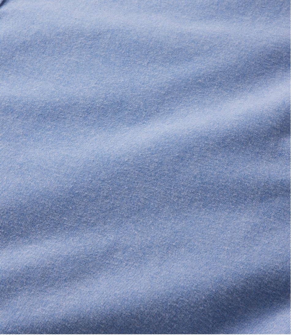 Men's Comfort Stretch® Oxford Shirt, Slightly Fitted Untucked Fit, Short-Sleeve | L.L.Bean sale