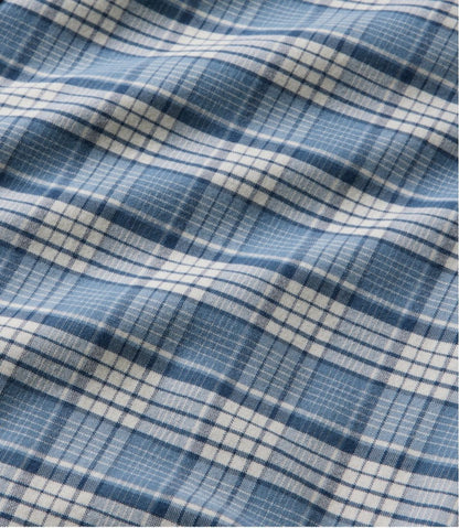 Men's Comfort Stretch® Oxford, Slightly Fitted Untucked Fit, Short-Sleeve, Plaid | L.L.Bean for sale