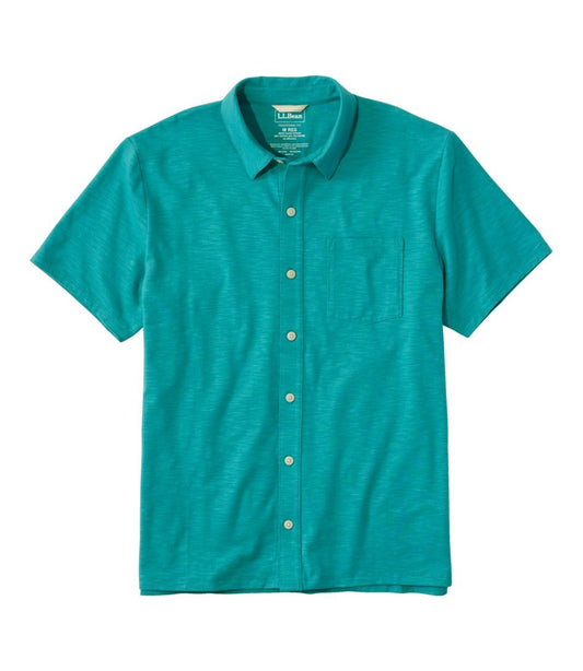 Men's Lakewashed Performance Shirts, Button-Front Shirt, Short-Sleeve | L.L.Bean on sale