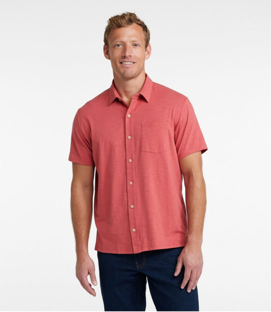 Men's Lakewashed Performance Shirts, Button-Front Shirt, Short-Sleeve | L.L.Bean on sale