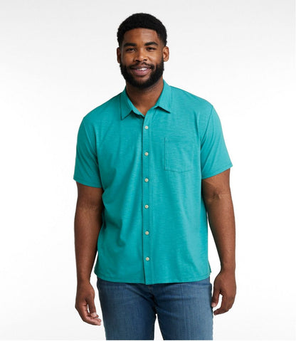 Men's Lakewashed Performance Shirts, Button-Front Shirt, Short-Sleeve | L.L.Bean on sale
