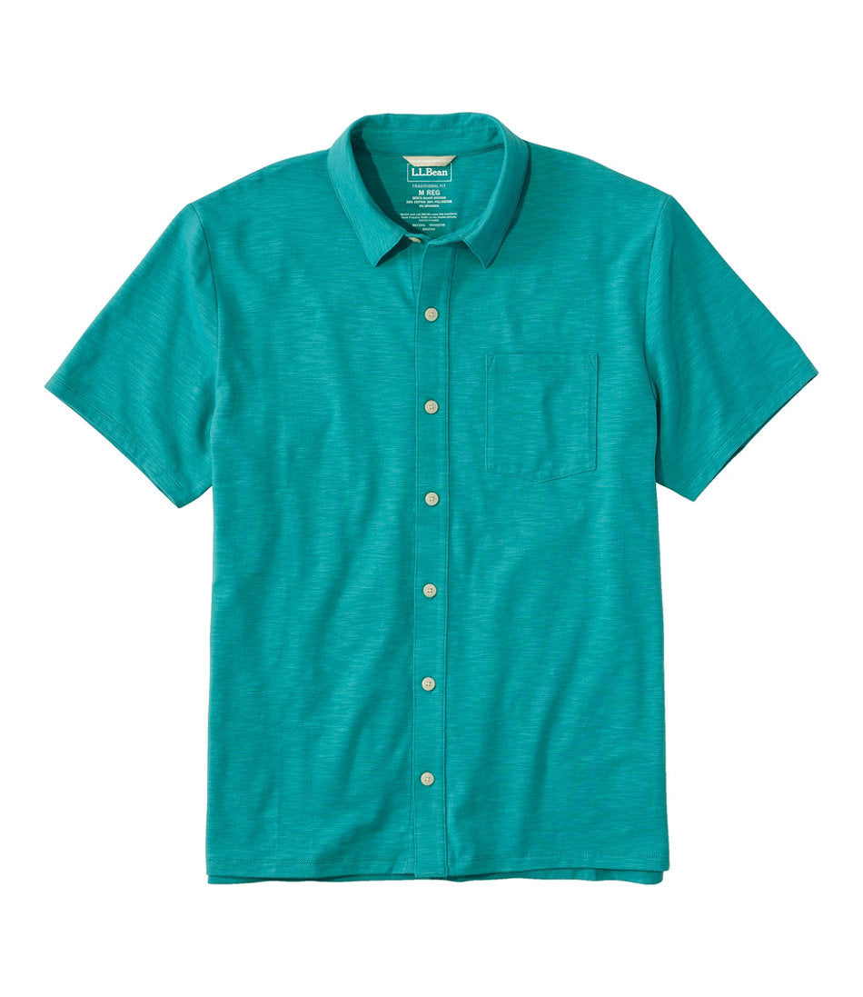 Men's Lakewashed Performance Shirts, Button-Front Shirt, Short-Sleeve | L.L.Bean on sale - US 5334