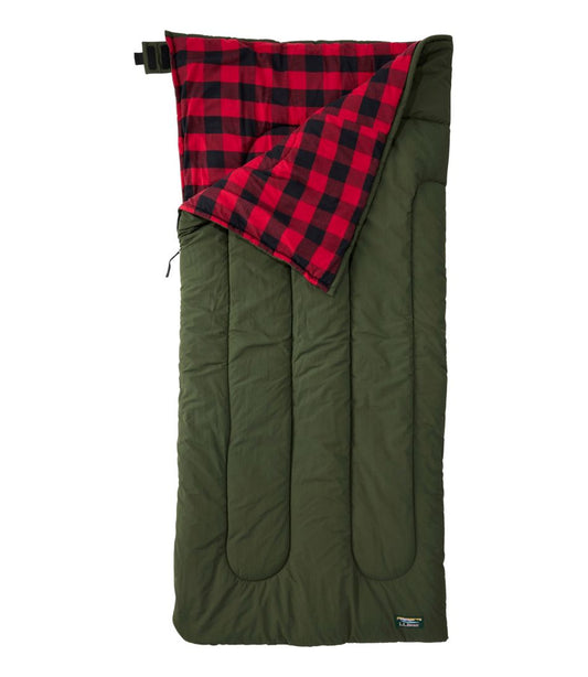 Adults' L.L.Bean Flannel Lined Camp Sleeping Bag, 20° | L.L.Bean online