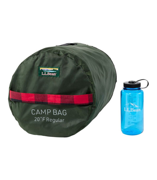 Adults' L.L.Bean Flannel Lined Camp Sleeping Bag, 20° | L.L.Bean online