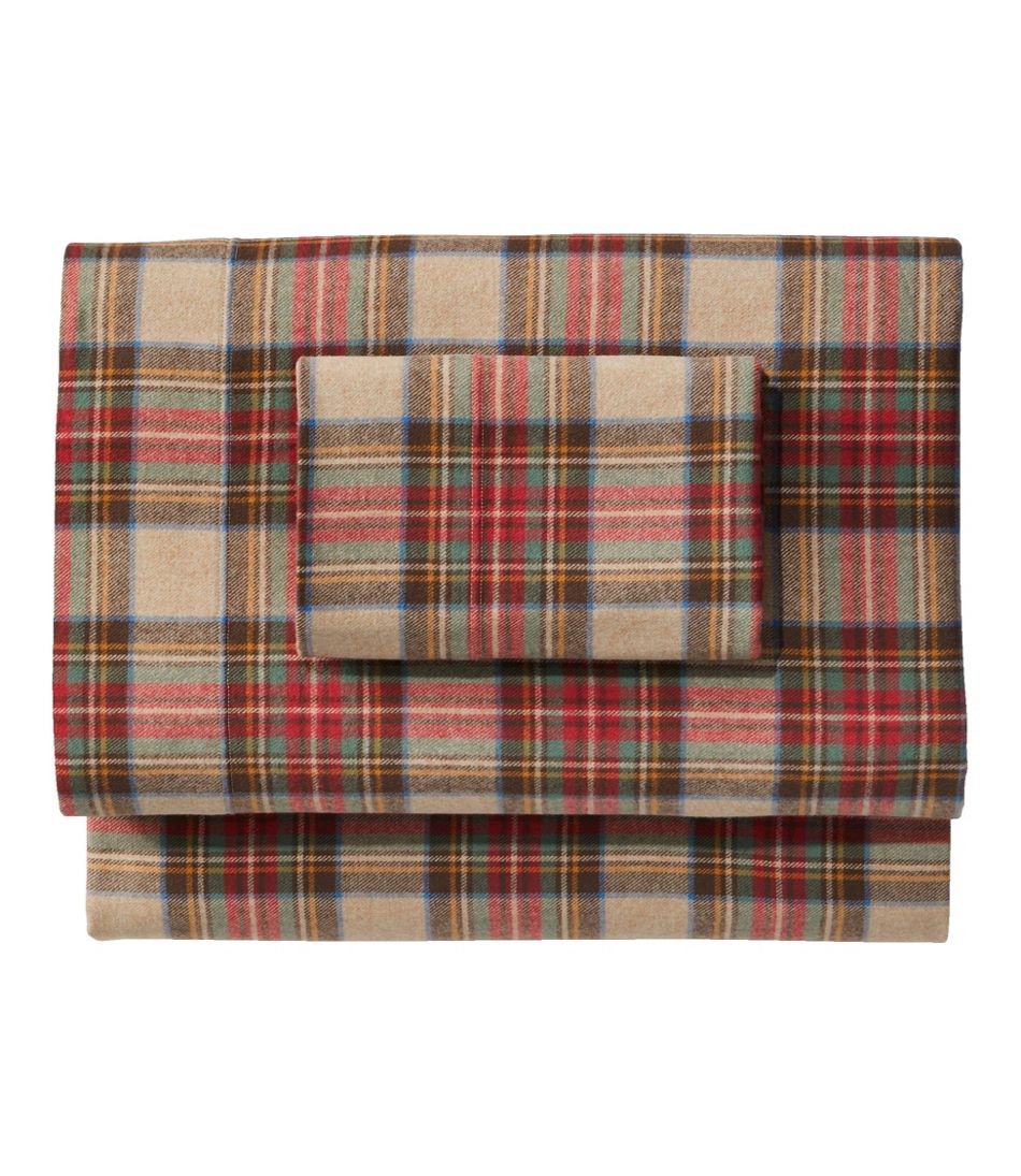 Heritage Chamois Flannel Sheet Collection, Plaid | L.L.Bean outlet