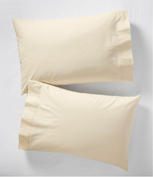 280-Thread-Count Pima Cotton Percale Pillowcases, Set of Two | L.L.Bean online