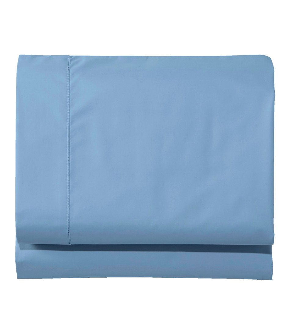 280-Thread-Count Pima Cotton Percale Sheet, Flat | L.L.Bean for sale - US 7112