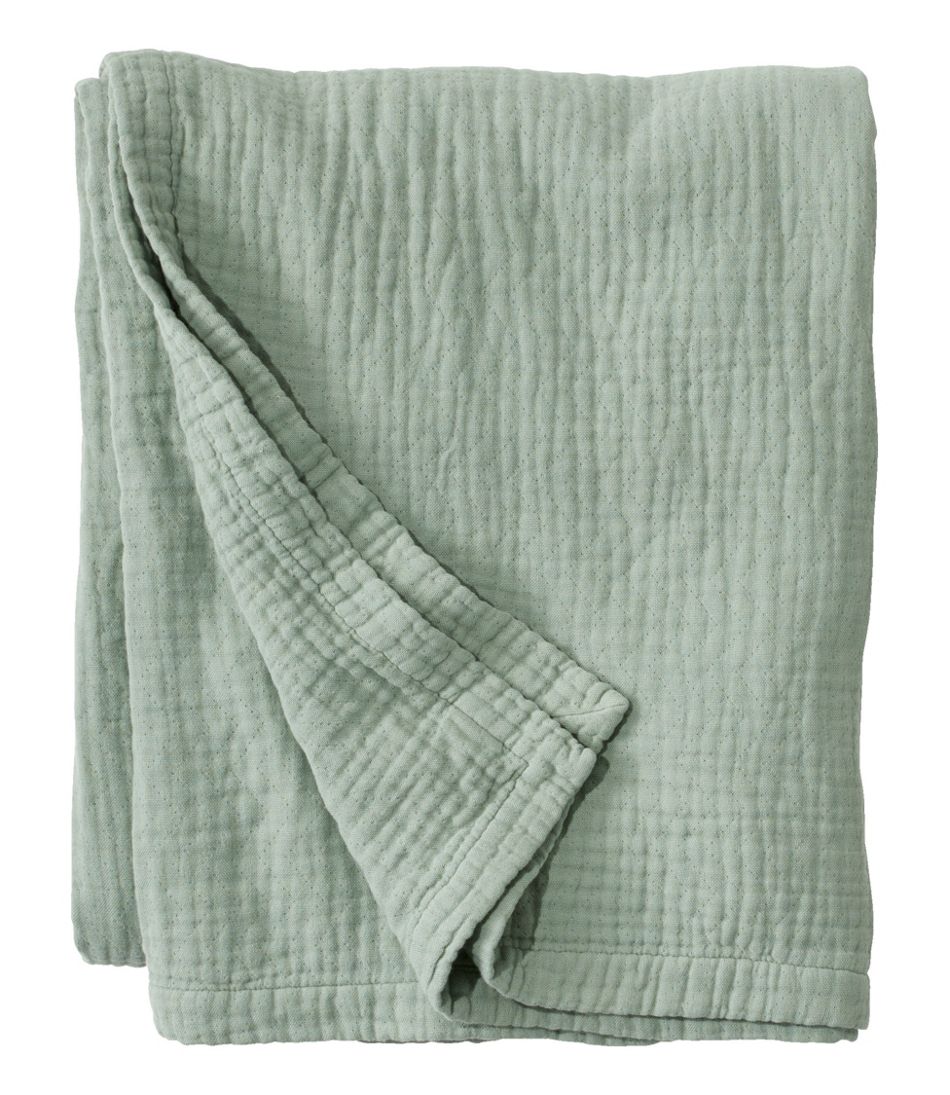 Lightweight Cotton Gauze Blanket | L.L.Bean outlet