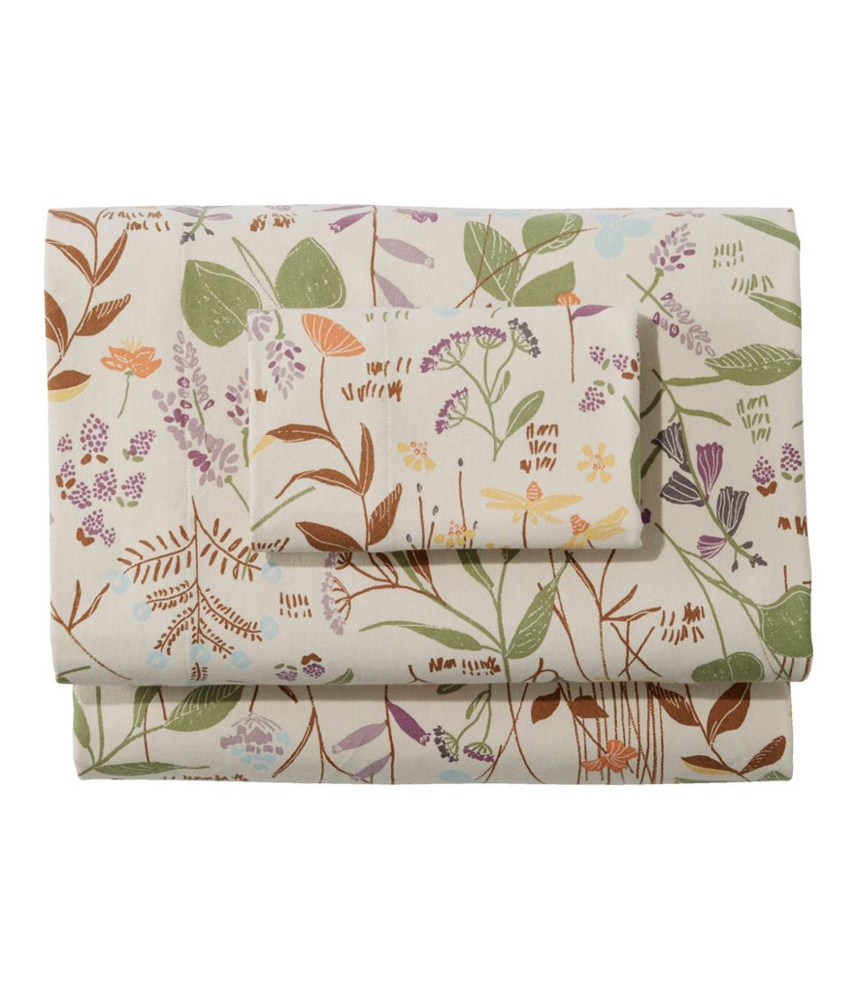 Birch Floral Flannel Sheet Collection | L.L.Bean for sale