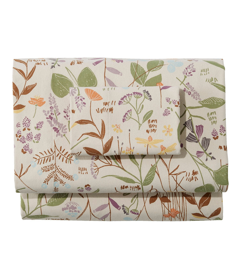 Birch Floral Flannel Sheet Collection | L.L.Bean for sale - US 5629