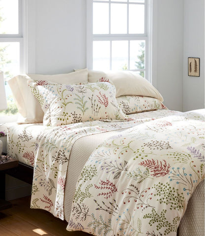 Botanical Floral Flannel Sheet Collection | L.L.Bean online