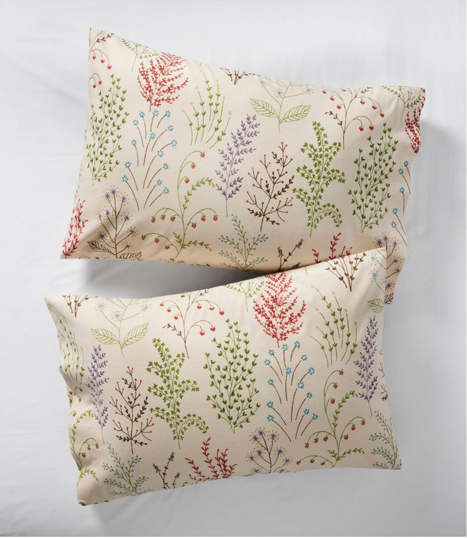 Botanical Floral Flannel Sheet Collection | L.L.Bean online