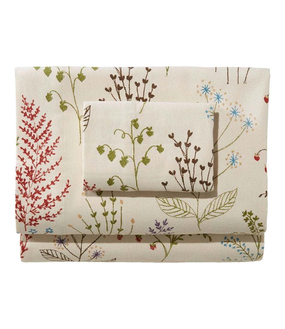 Botanical Floral Flannel Sheet Collection | L.L.Bean online - US 9037