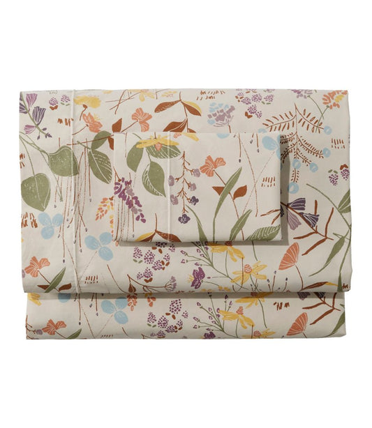 Birch Floral Percale Sheet Collection | L.L.Bean for sale