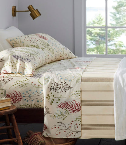 Botanical Floral Percale Sheet Collection | L.L.Bean online