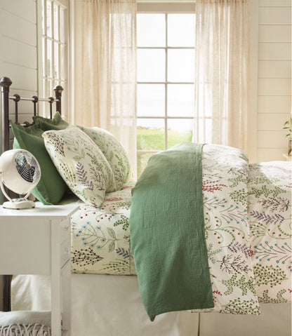 Botanical Floral Percale Sheet Collection | L.L.Bean online