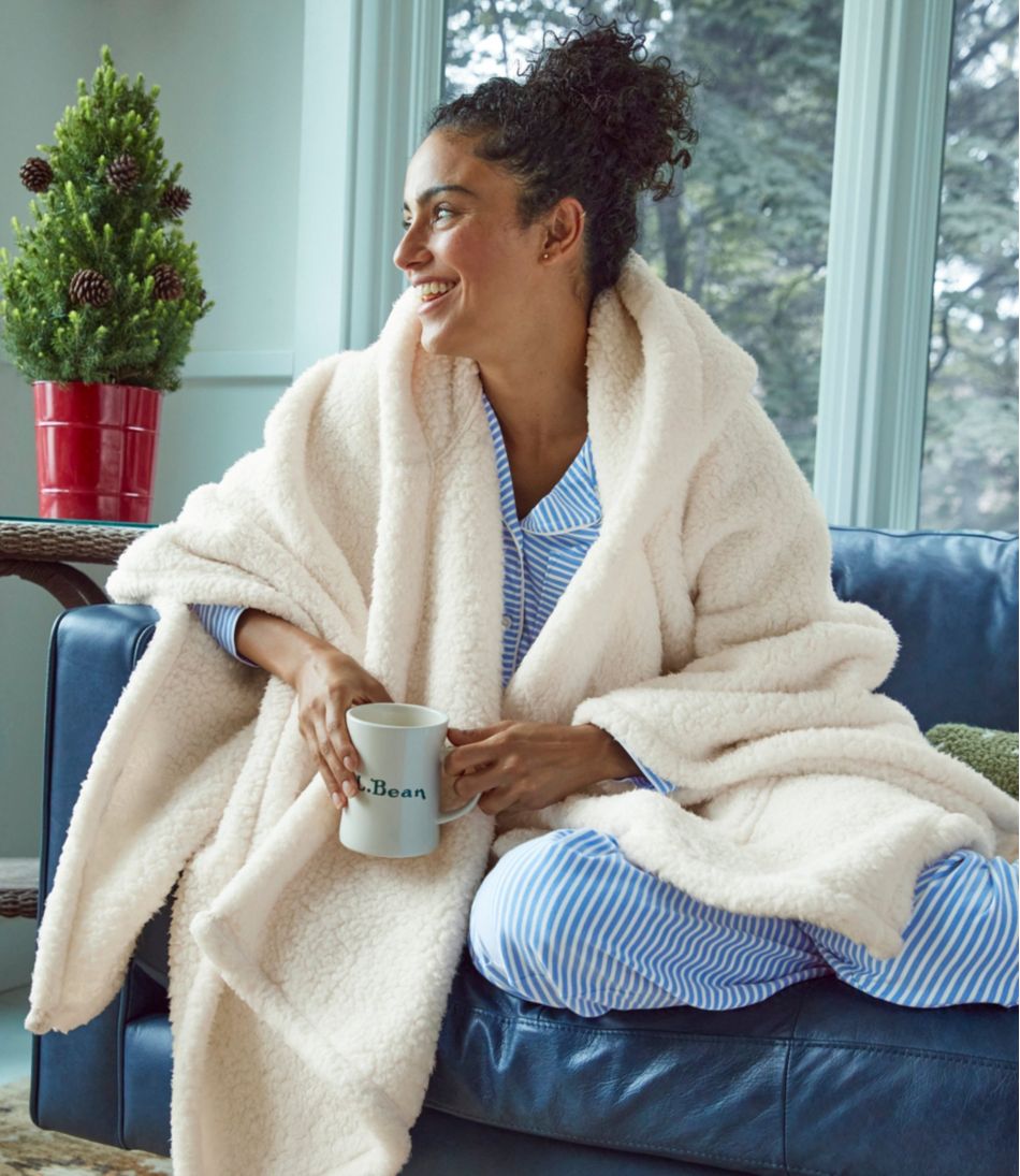 Cozy Sherpa Wearable Throw | L.L.Bean outlet