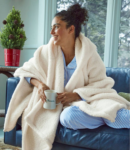 Cozy Sherpa Wearable Throw | L.L.Bean outlet