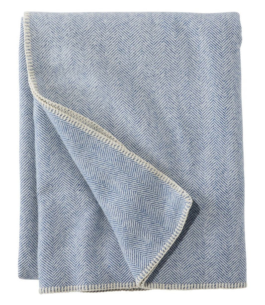 Washable Wool Blanket, Herringbone | L.L.Bean sale