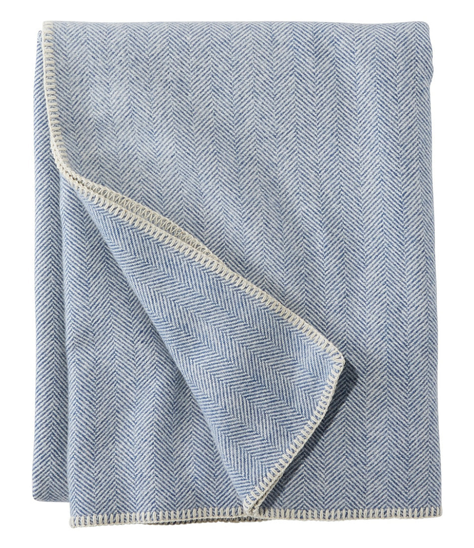 Washable Wool Blanket, Herringbone | L.L.Bean sale - US 5363