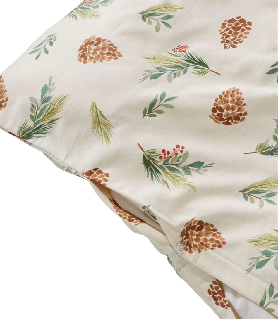 Evergreen Flannel Comforter Cover Collection | L.L.Bean on sale