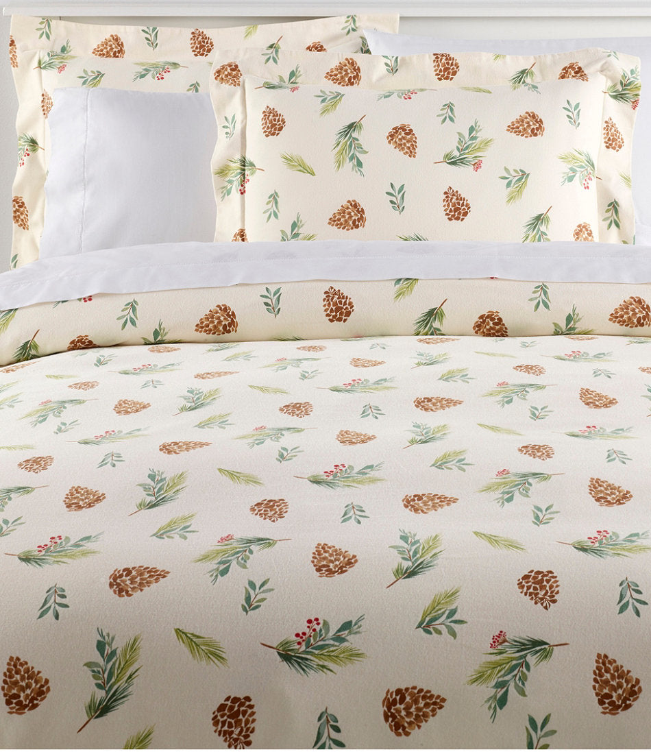 Evergreen Flannel Comforter Cover Collection | L.L.Bean on sale - US 7694