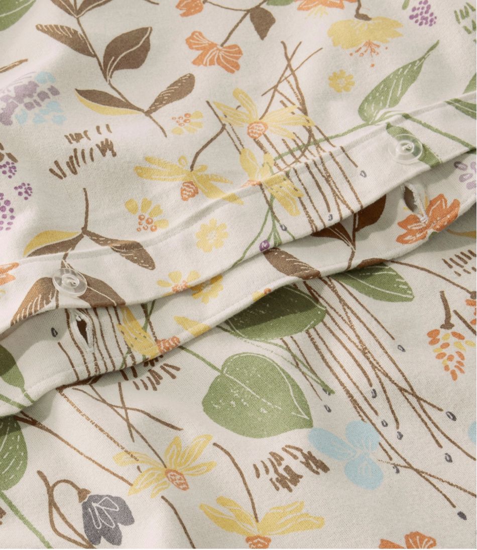 Birch Floral Flannel Comforter Cover Collection | L.L.Bean near me