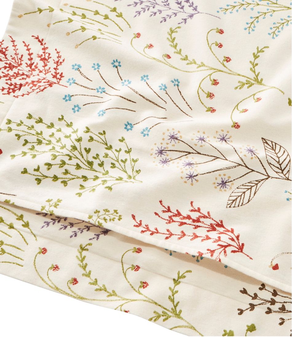 Botanical Floral Flannel Comforter Cover Collection | L.L.Bean on sale